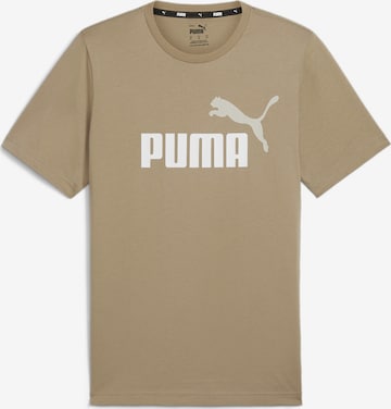PUMA Performance shirt 'Ess+' in Beige: front