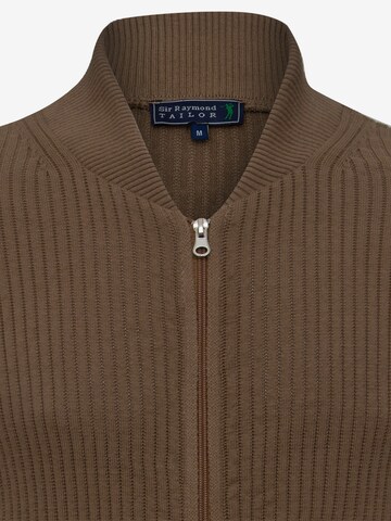 Sir Raymond Tailor Knit Cardigan 'Milan' in Brown