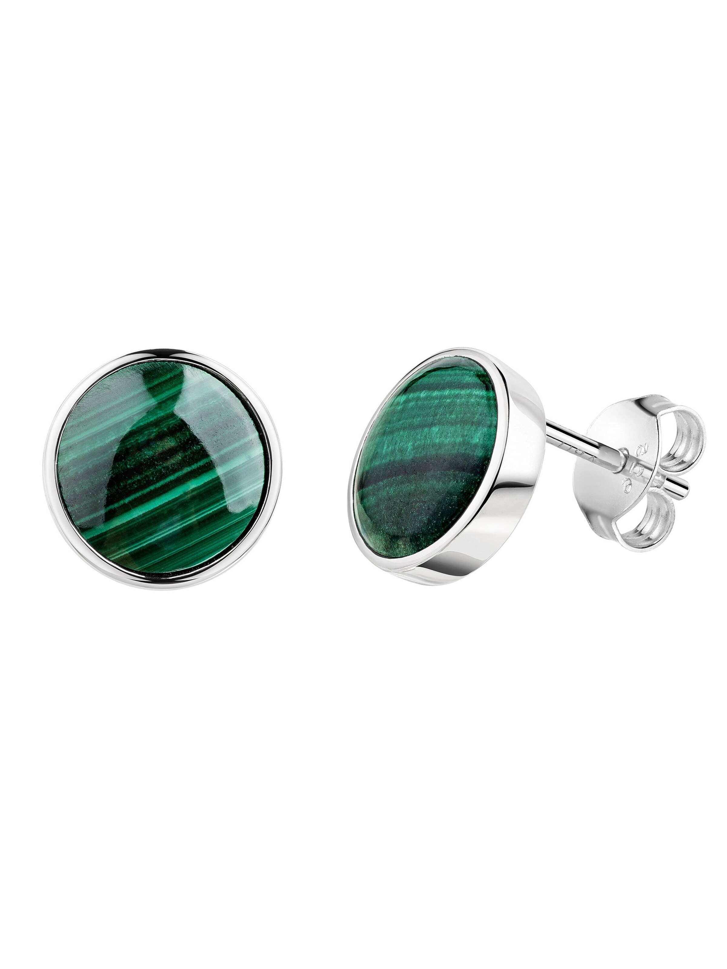 Boucles d'oreilles Zeeme en argent : devant
