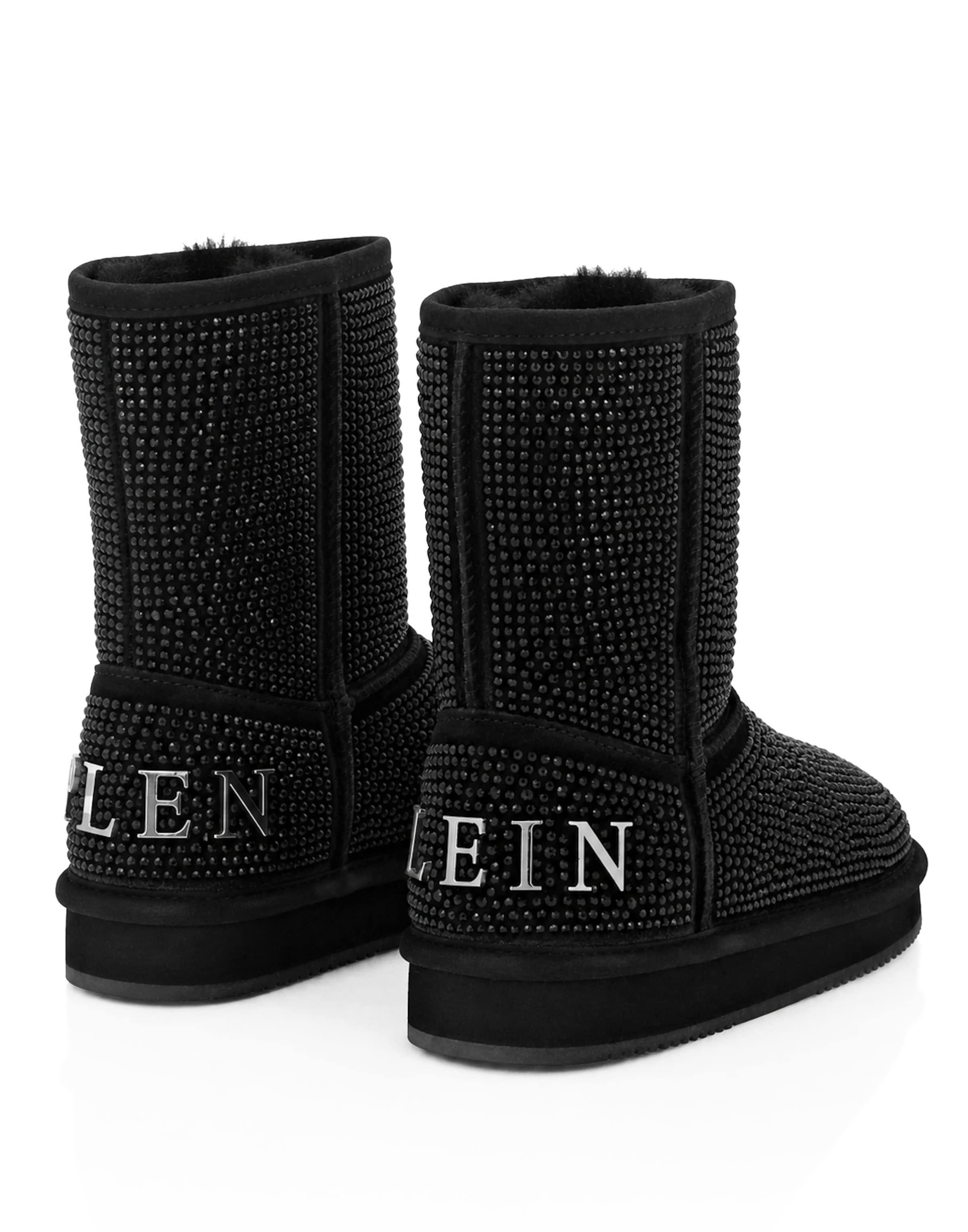 Philipp Plein Boots in Schwarz
