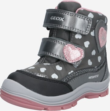 GEOX Boots 'Flanfil' in Grey: front