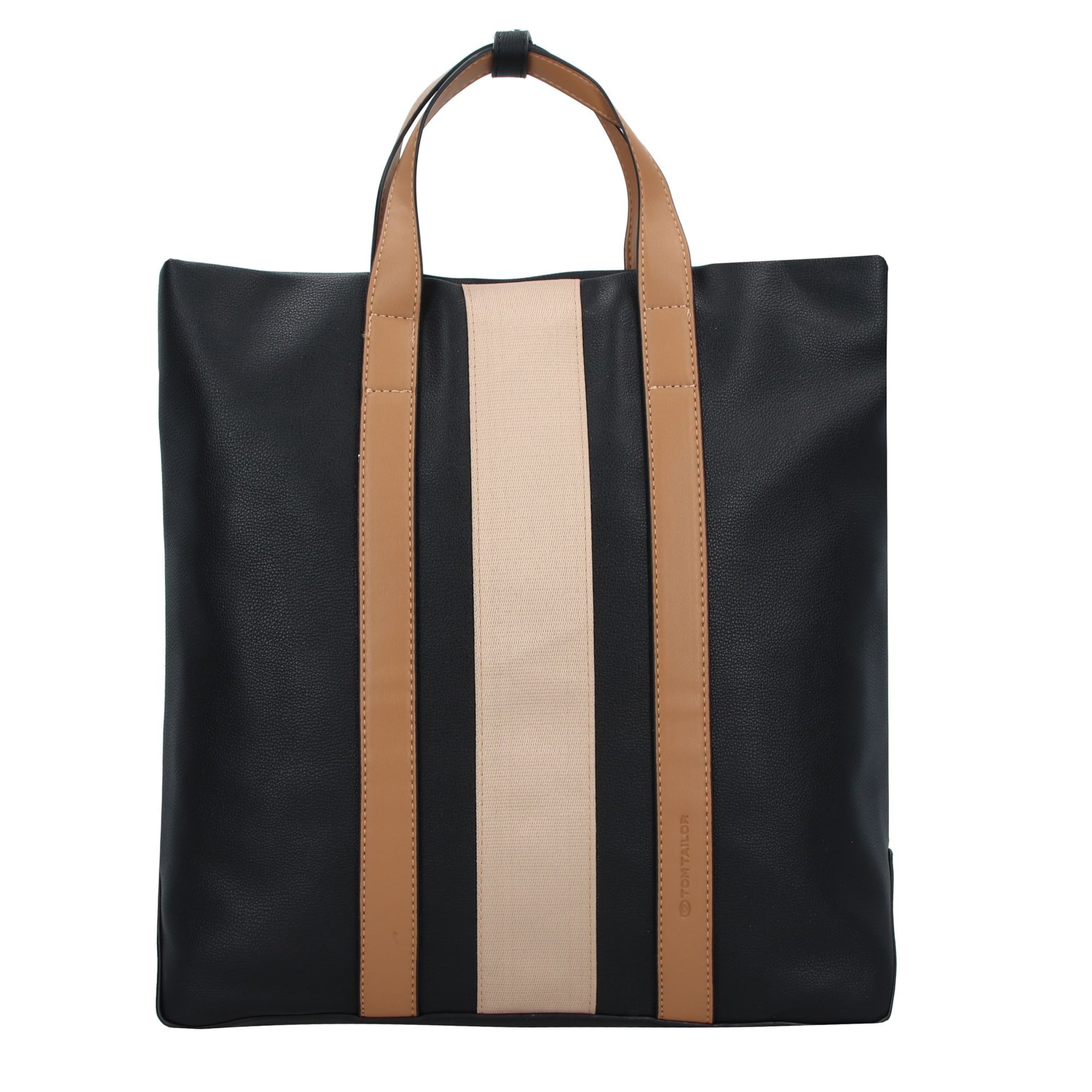 TOM TAILOR Rugzak 'Zena' in Zwart: voorkant