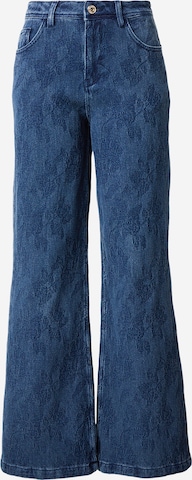 MOS MOSH Wide Leg Farkut 'MMDara' värissä sininen: etupuoli