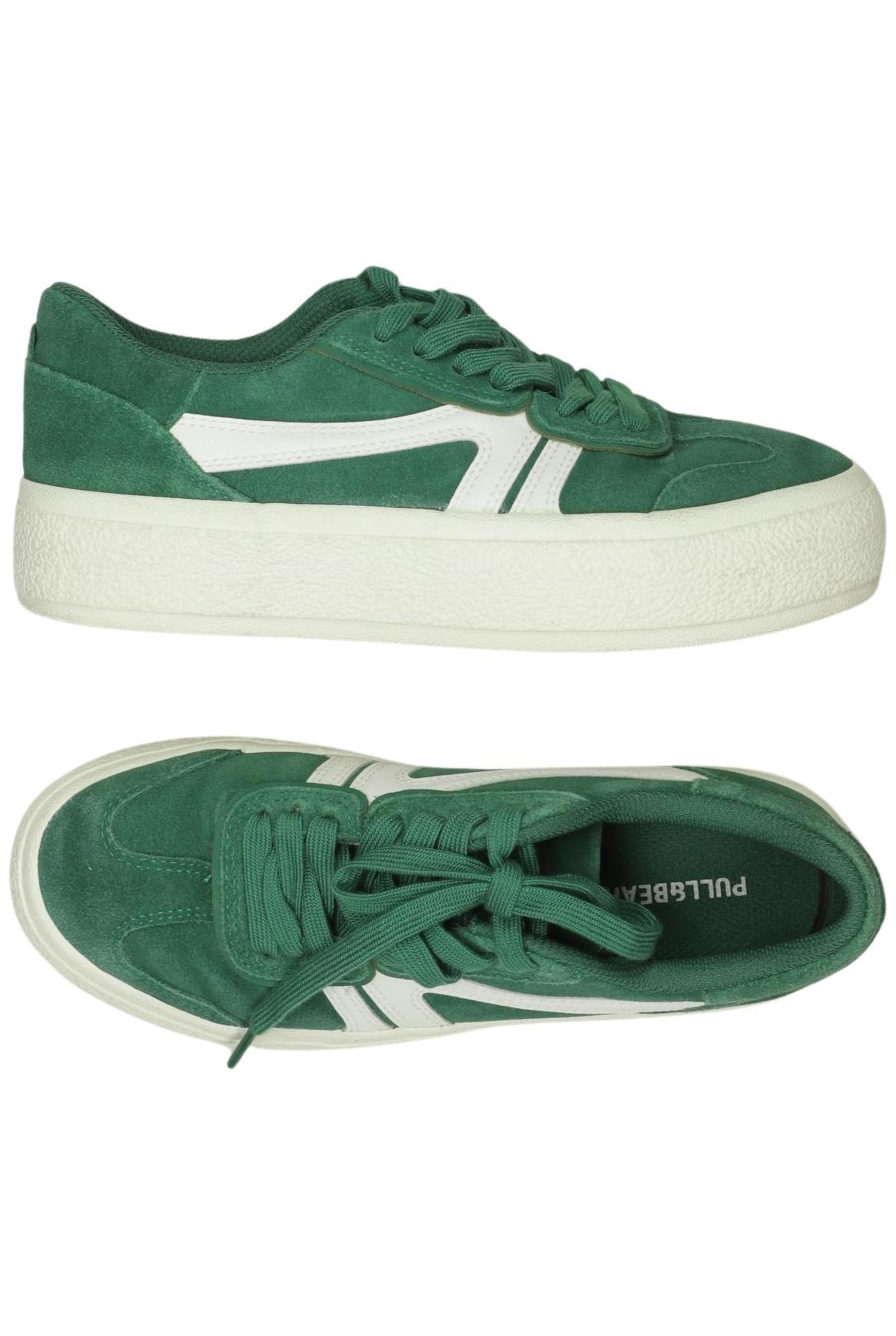 Pull&Bear Sneaker 37 in Grün: Vorderseite