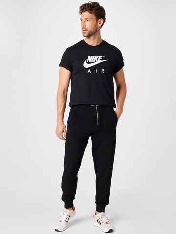 Petrol Industries Tapered Trousers in Black