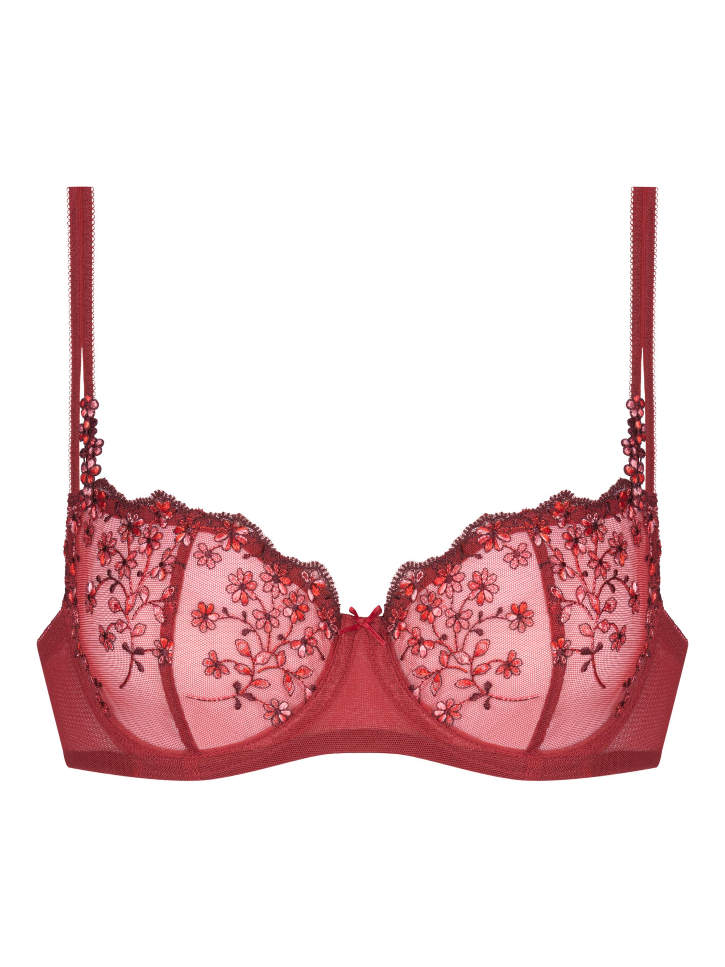 Mey Balconette Bra 'Delightful' in Red: front