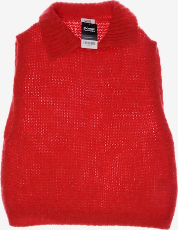 Just White Sweater & Cardigan in S in Red: front