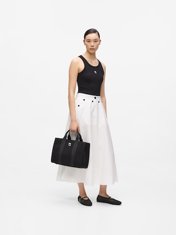 Karl Lagerfeld - Malas de tiracolo 'Ikon' em preto: frente