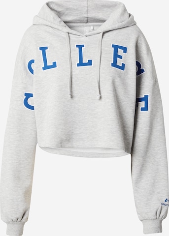 ONLY PLAY Athletic Sweatshirt 'COLLEGE' in Grey: front