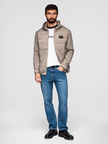 Ombre Jacke in Grau