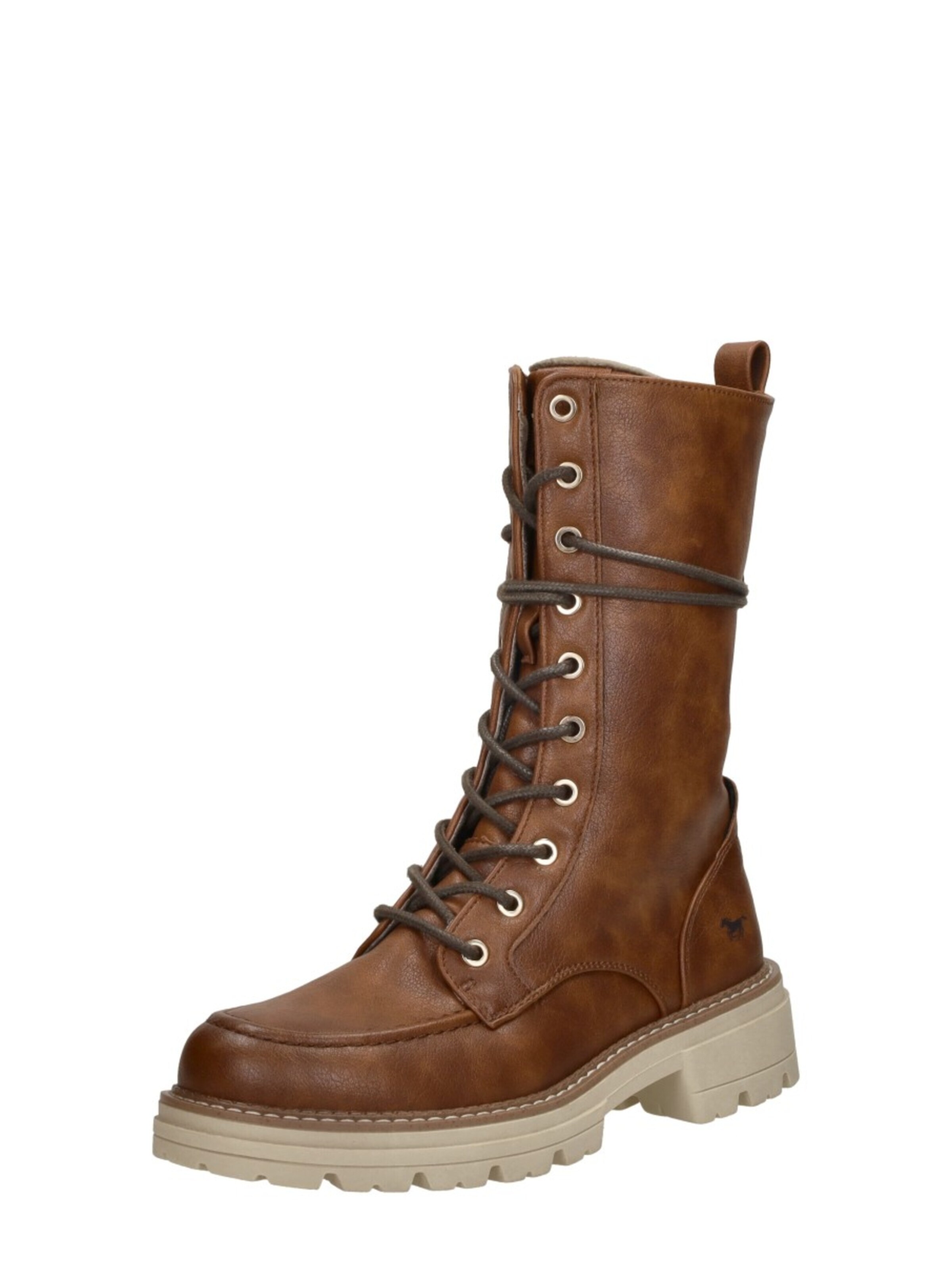 Chaussure à lacets 'Veterschoenen Hoog' MUSTANG en marron