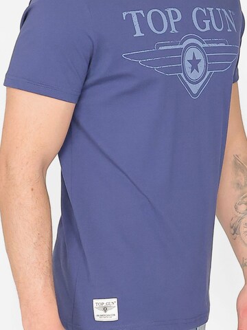 TOP GUN Shirt in Blau