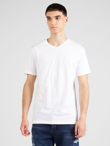 UNITED COLORS OF BENETTON Bluser & t-shirts i hvid: forside