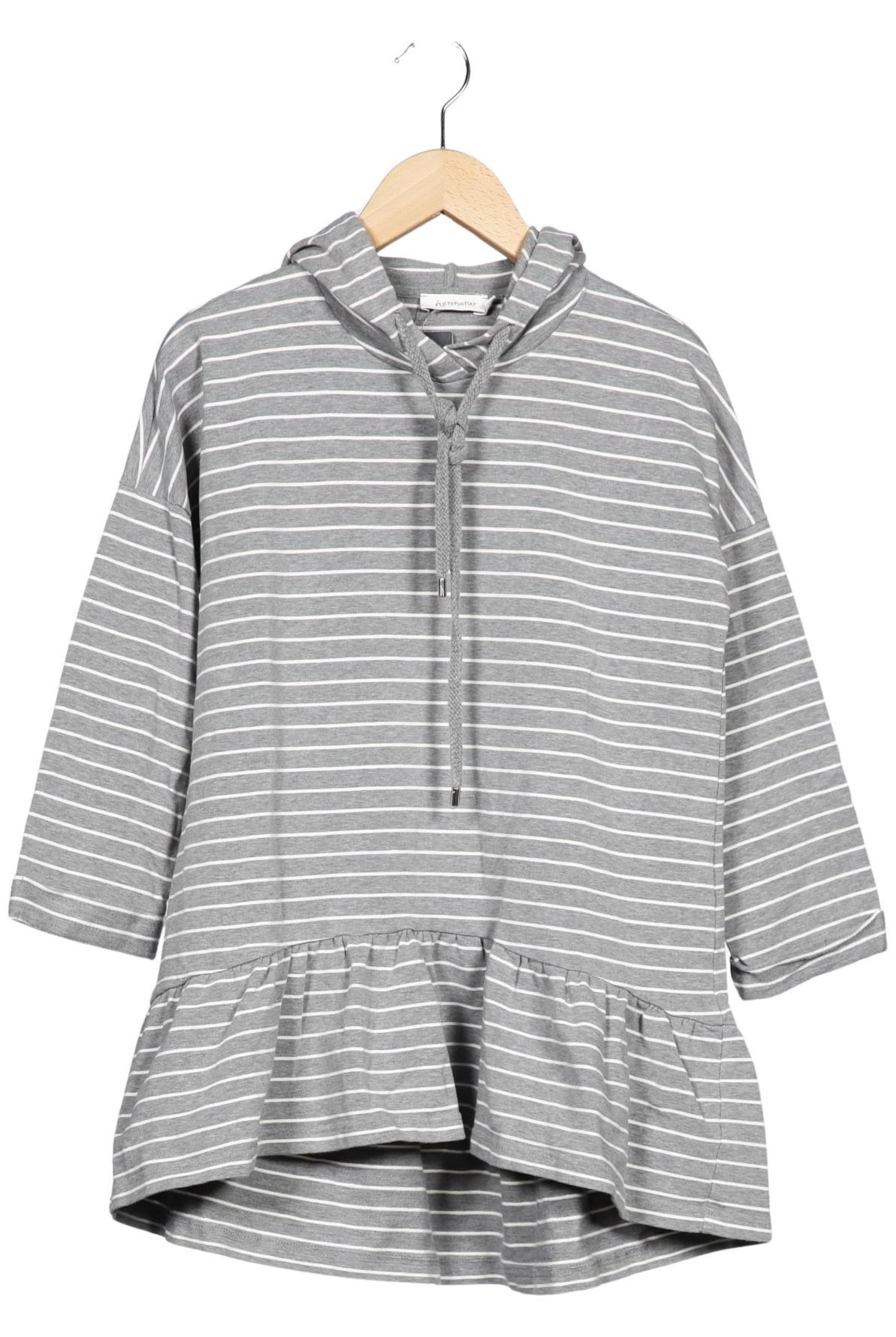 hessnatur Kapuzenpullover XS in Grau: Vorderseite