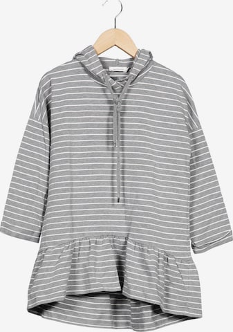 hessnatur Kapuzenpullover XS in Grau: Vorderseite
