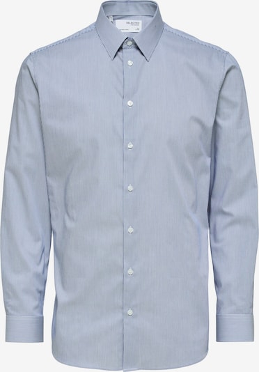Dalykinio stiliaus marškiniai iš SELECTED HOMME, spalva – mėlyna / balta, Prekių apžvalga