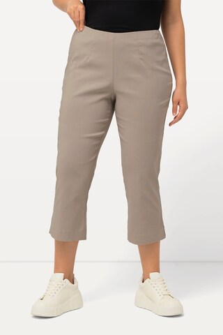 Regular Pantalon Ulla Popken en beige : devant
