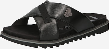 bugatti - Zapatos abiertos 'Limon' en negro: frente