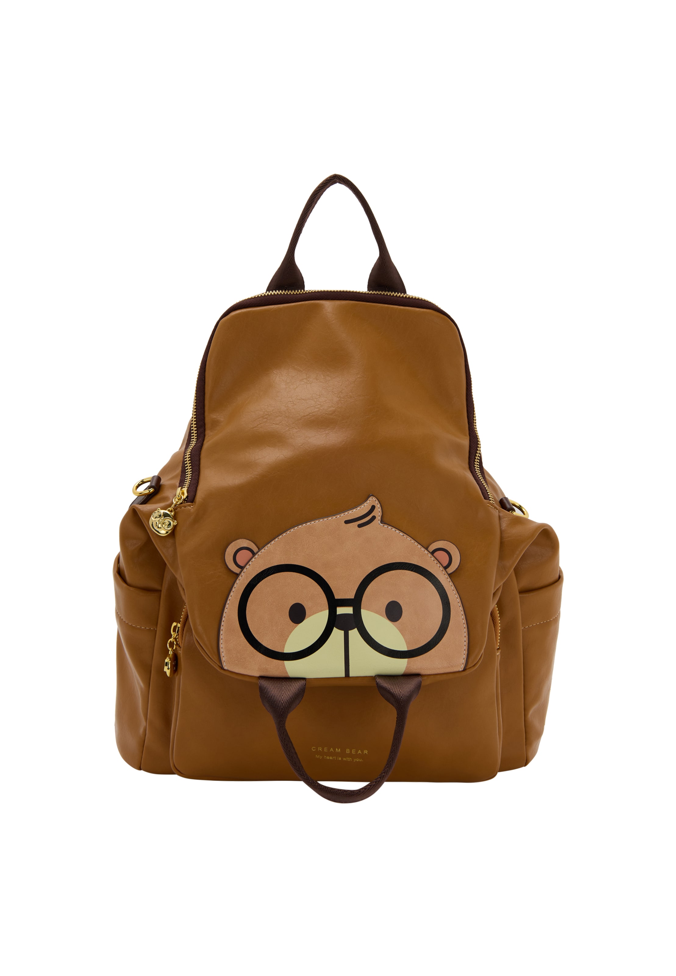 MYMO Backpack in Brown: front