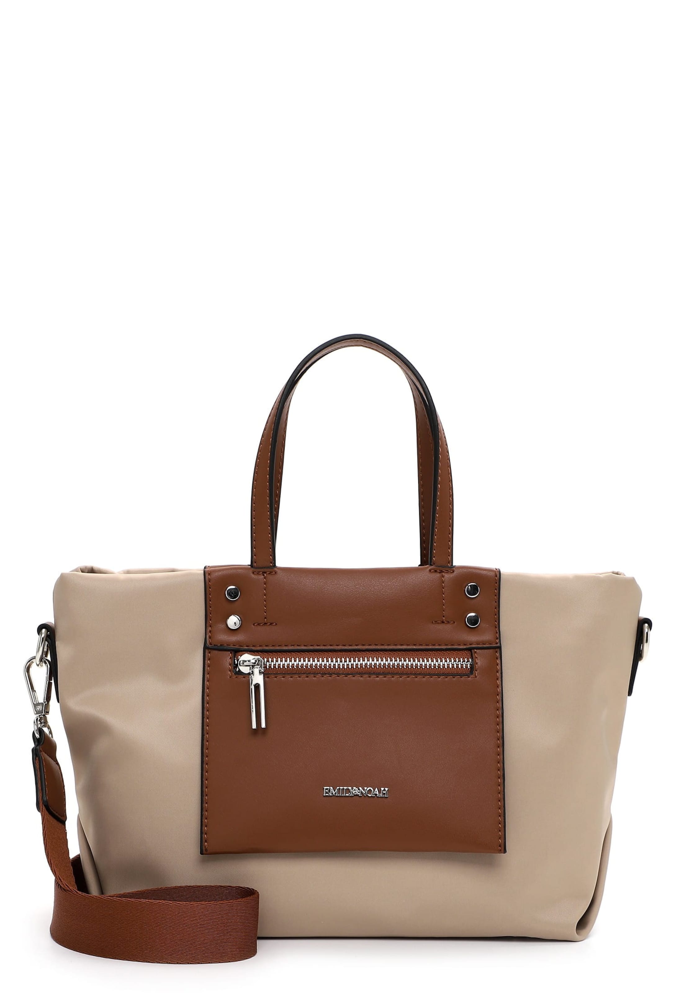 Emily & Noah Shopper táska 'Elaura' - barna: elől