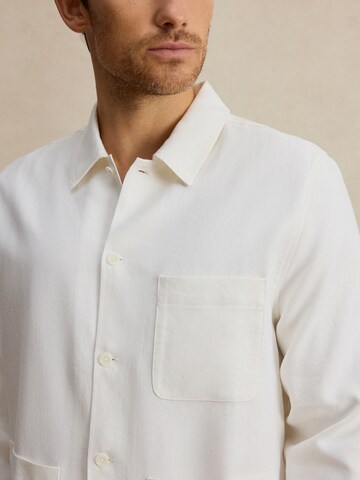 DAN FOX APPAREL Преходно яке 'Adrian' в бяло