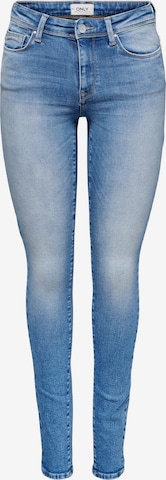 ONLY Skinny Jeans i blå: framsida