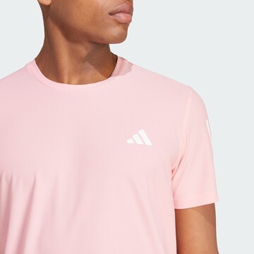 T-Shirt fonctionnel 'Own the Run' ADIDAS PERFORMANCE en rose