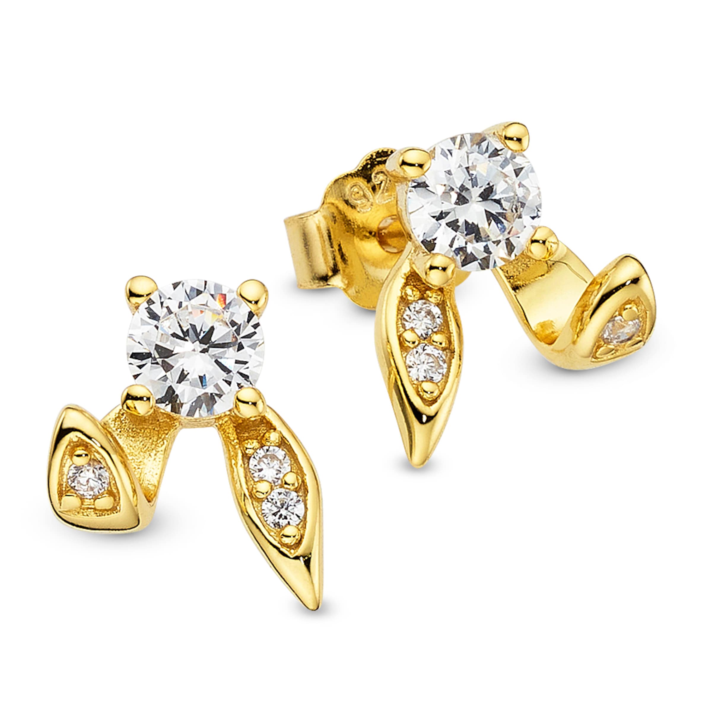 Bruno Banani LM Earrings in Gold: front