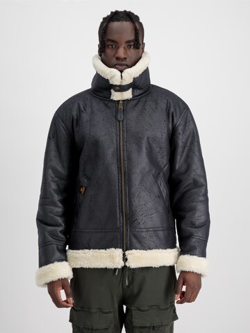 ALPHA INDUSTRIES Vinterjacka 'B3 FL' i svart