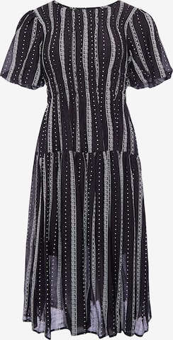 Usha - Vestido en negro: frente