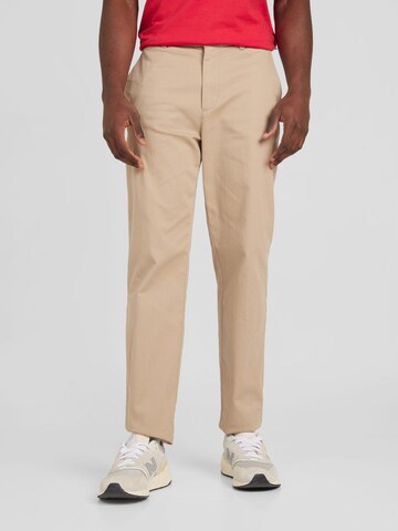 TOM TAILOR DENIM Regular Chinohose in Beige: predná strana