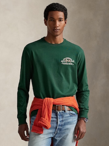 T-Shirt Polo Ralph Lauren en vert : devant