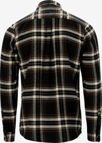 Whistler Regular fit Athletic Button Up Shirt 'Jamba' in Black