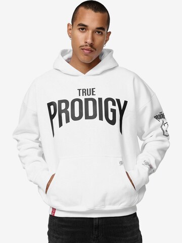 trueprodigy Sweatshirt 'Feith' in Wit: voorkant