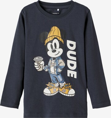 NAME IT Shirt 'Disney Micky Maus' in Blau: predná strana