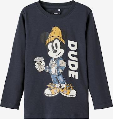 NAME IT Shirt 'Disney Micky Maus' in Blau: predná strana