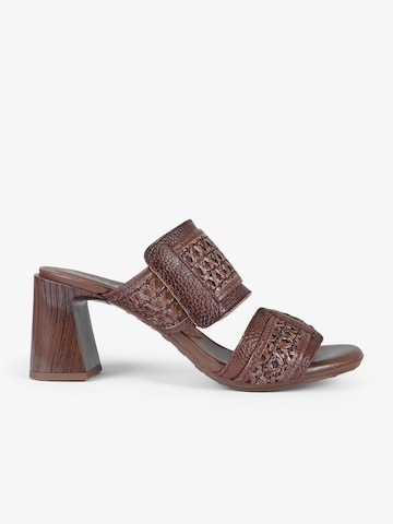 Hispanitas Hochhackige Sandalen in Braun: Vorderseite
