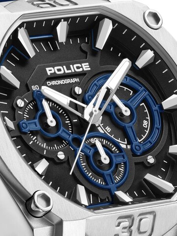 Montre à affichage analogique POLICE en bleu