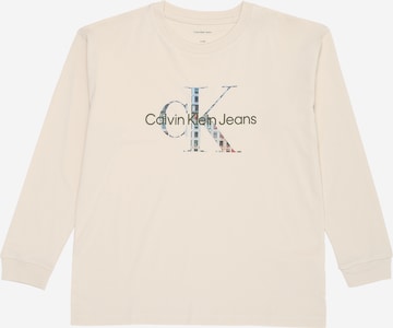 Calvin Klein Shirt in Beige: Vorderseite