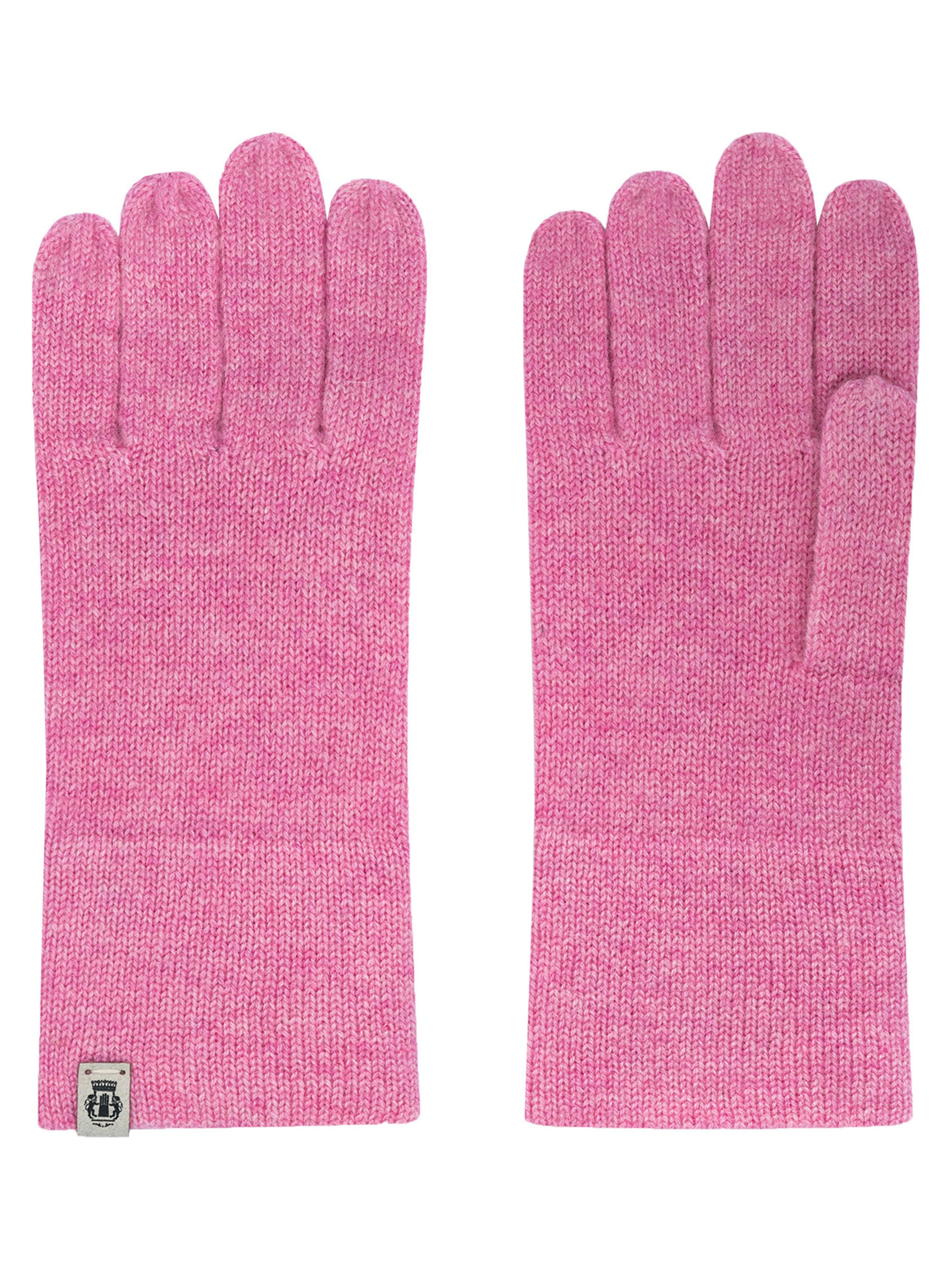 Roeckl Vingerhandschoenen 'PURE CASHMERE' in Roze: voorkant