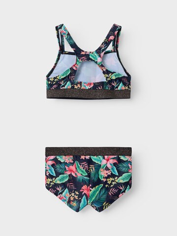 Bustier Bikini NAME IT en bleu