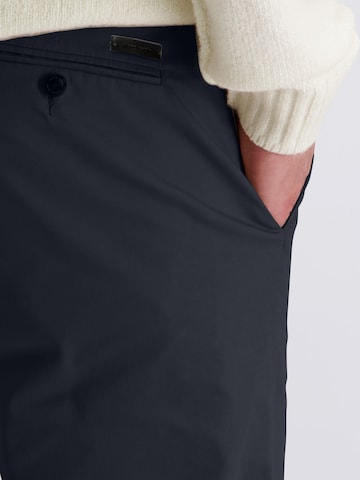 PIERRE CARDIN Tapered Chino 'Calais' in Blauw