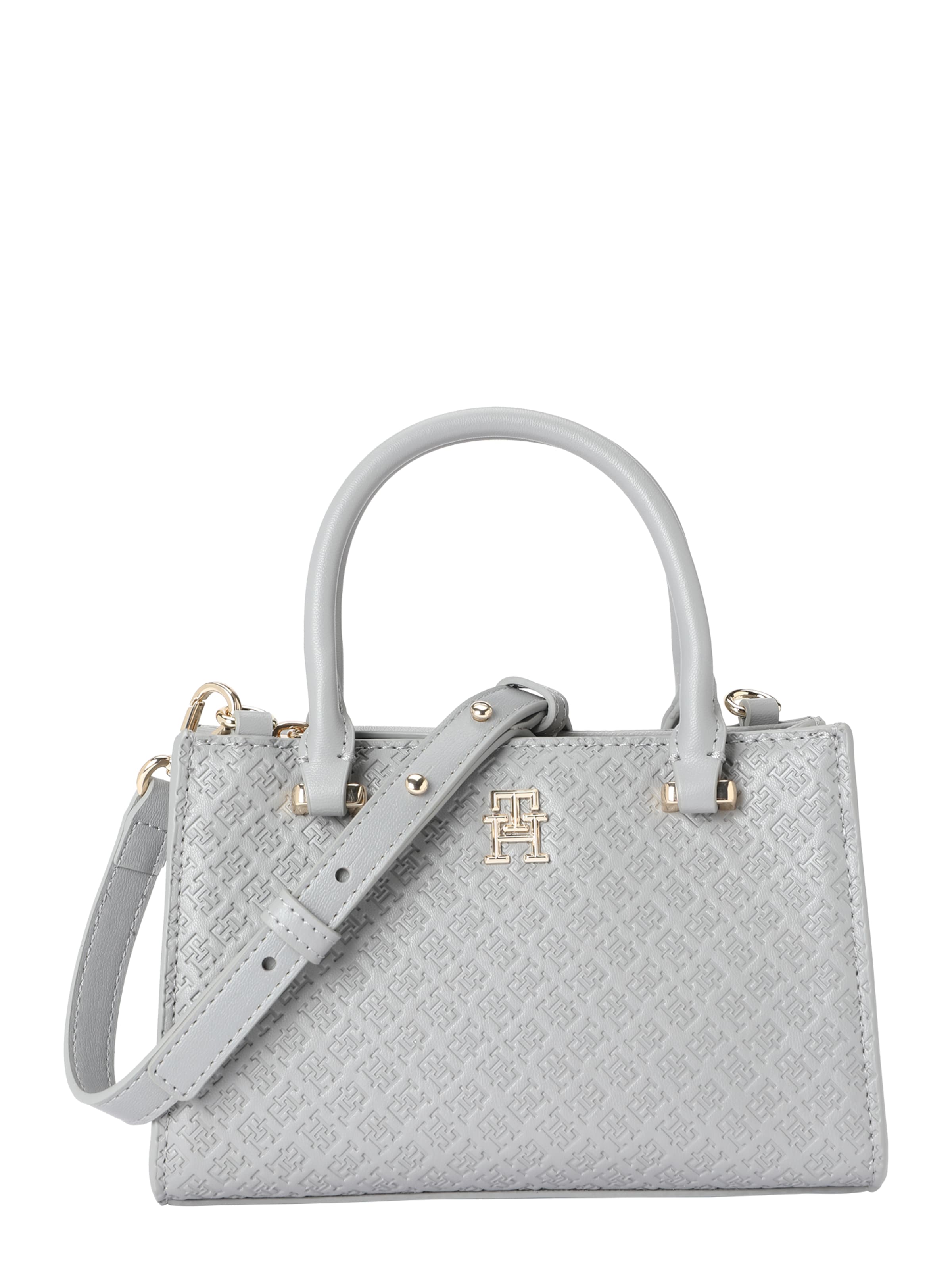 TOMMY HILFIGER Чанта с презрамки 'ETERNITY' в сиво: отпред