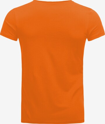 Redbridge T-Shirt 'Manhattan Uncle Pipe' in Orange
