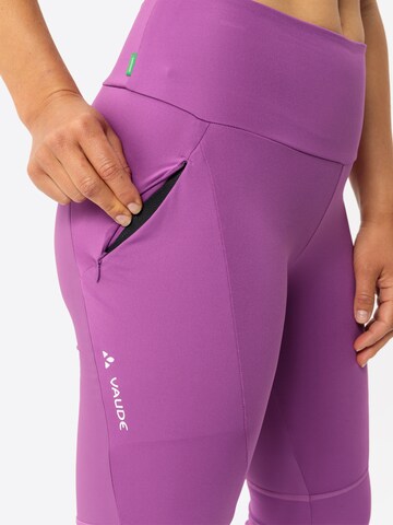 VAUDE Skinny Outdoor trousers 'Scopi II' in Purple