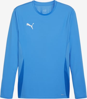 PUMA Performance Shirt 'teamGOAL' in Blue: front