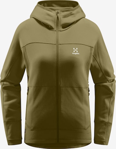 Haglöfs Athletic Fleece Jacket 'Betula' in Olive / White, Item view