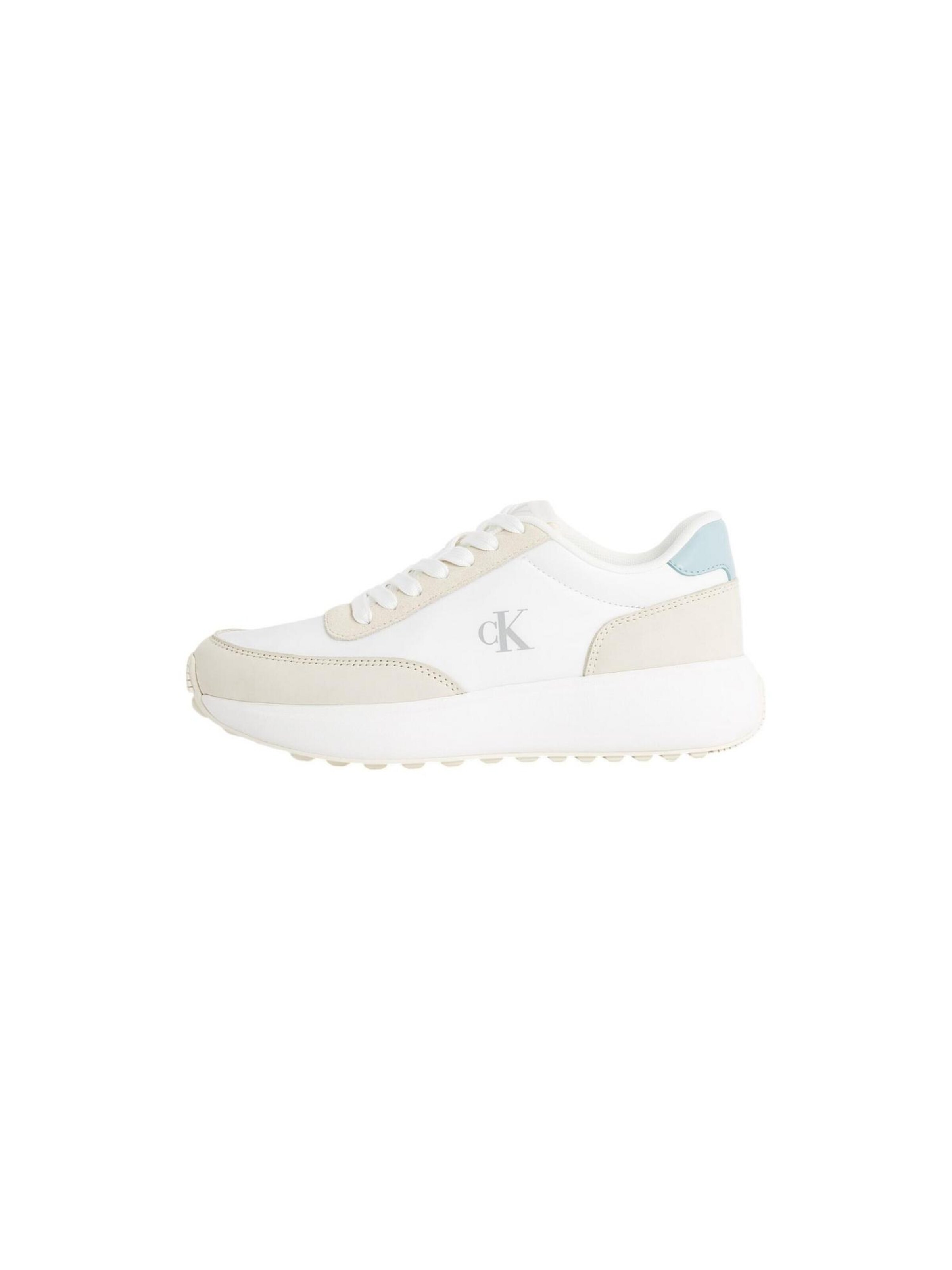 Calvin Klein Jeans Platform trainers in Beige