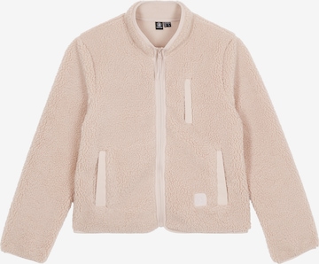 Veste en polaire 'Wuzer Fuzzar' Volcom en beige : devant