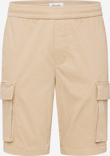 Only & Sons Pantalon cargo 'CAM' en beige, Vue avec produit